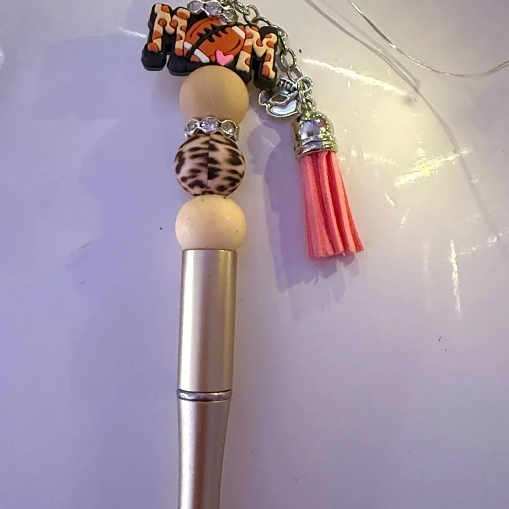Colorful Beaded Pens with Tassels